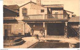POSTAL   TOLEDO  -ESPAÑA  -  CASA DEL GRECO ( LA MAISON DU GRECO  - GRECO'S HOME )  (OTO L. ROISIN) - Toledo