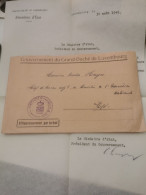 Enveloppe +Lettre, Ministère D'état 1949 - Briefe U. Dokumente