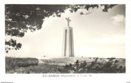 POSTAL     ALMADA  -PORTUGAL  MONUMENTO A CRISTO REI - Setúbal