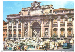 POSTAL    ROMA - ITALIA -  FONTANA DE TREVI - Fontana Di Trevi