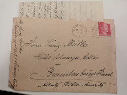 Lettre, Luxembourg 1942, M. Muller - 1940-1944 German Occupation