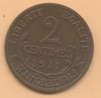 2 CENTIMES  1911   DANIEL DUPUIS - 2 Centimes