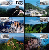 China Maximum Card,2023-16 "Taihang Mountain",6 pcs - Maximumkaarten