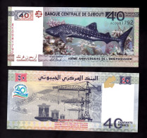 DJIBOUTI 40 FRANCHI 2017 PIK 46 FDS - Other - Africa