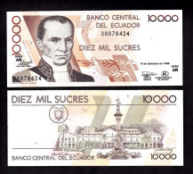 ECUADOR 10000 SUCRES 1998 PIK 127E FDS - Equateur