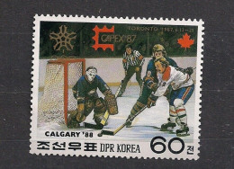 Olympische Spelen 1988 , Korea - Zegel Postfris - Invierno 1988: Calgary