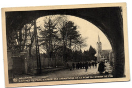 Beauraing - L'Entrée Du Parc L'Arbre Des Apparitions Et Le Pont Du Chemin De Fer - Beauraing