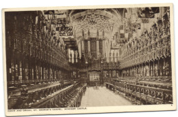 Windsor Castle - Choir And Organ St George's Chapel - Windsor Castle