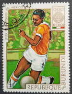 Burundi 1968 Sport Football Soccer Jeux Olympiques Olympic Games Yvert 294 Used - Oblitérés