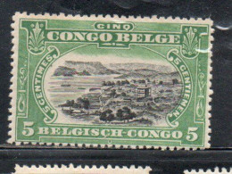 BELGIAN CONGO BELGA BELGE 1894 1901 1900 PORT MATADI CENT. 5c MH - Neufs