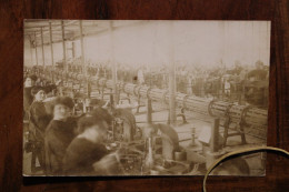 Carte Photo 1900's Atelier Femmes Usine CPA Ak Animée Tirage Print Vintage - Other & Unclassified