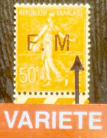 R1615/1129 - 1929 - FRANCHISE MILITAIRE - N°6a NEUF** BdF - VARIETE >>> Sans Point Après Le " M " - Unused Stamps