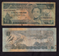 ETIOPIA 1 BIRR 1976 PIK 30A MB - Etiopia