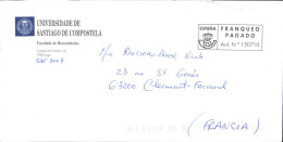 ESPAGNE LETTRE EN FRANCHISE POUR LA FRANCE - Cartas & Documentos