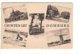 GROETEN UIT DOMBURG  1954 - Domburg