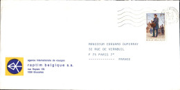 BELIQUE SEUL SUR LETTRE POUR LA FRANCE 1971 - Lettres & Documents