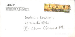 BELGIQUE SEUL SUR LETTRE POUR LA FRANCE 1994 - Lettres & Documents