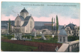 Exposition De Bruxelles 1910 - Section Allemande Et Jardins Hollandais - Wereldtentoonstellingen