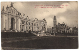 Exposition Universele De Bruxelles 1910 - La Grande Façade Et Les Jardins - Expositions Universelles