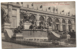 Exposition Universele De Bruxelles 1910 - Groupe Sculptural Du Grand Bassin - Expositions Universelles