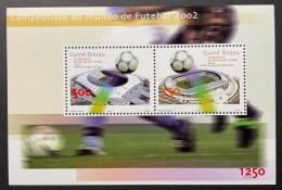 GUINEE BISSAU 2002 - NEUF**/MNH - BL BLOC Mi 377 - COUPE MONDE FOOTBALL JAPON COREE - 2002 – South Korea / Japan