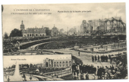 L'Incendie De L'Exposition Universelle De Bruxelles 1910 - Partie Droite De La Façade Principale - Expositions Universelles