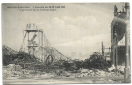 Bruxelles Exposition - L'Incendie Du 14-15 Août 1910 -  Ce Qui Reste De La Section Belge - Expositions Universelles
