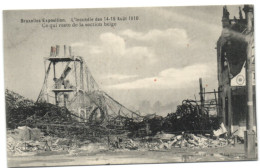 Bruxelles Exposition - L'Incendie Du 14-15 Août 1910 -  Ce Qui Reste De La Section Belge - Expositions Universelles