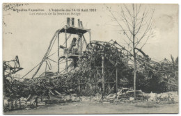 Bruxelles Exposition - L'Incendie Du 14-15 Août 1910 -  Les Ruines De La Section Belge - Expositions Universelles