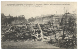 Incendie Dans L'Exposition De Bruxelles Le 14 Août 1910 - Pavillon De La Ville De Paris - Expositions Universelles