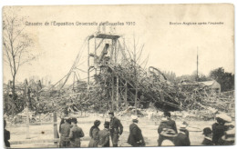 Désastre De L'Exposition Universelle De Bruxelles 1910 - Section Anglaise Après L'incendie - Expositions Universelles