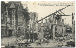 Bruxelles Exposition - L'Incendie Du 14-15 Août 1910 -  Bruxelles Kermesse - Vers La Rue De L'Escalier - Expositions Universelles