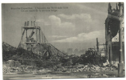 Bruxelles Exposition - L'Incendie Du 14-15 Août 1910 -  Ce Qui Reste De La Section Belge - Expositions Universelles