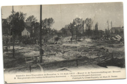 Incendie Dans L'Exposition De Bruxelles Le 14 Août 1910 - Vue Générale Des Ruines De Bruxelles-Kermesse - Expositions Universelles