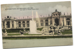Exposition De Bruxelles 1910 - Vue Sur La Façade Principale - Wereldtentoonstellingen