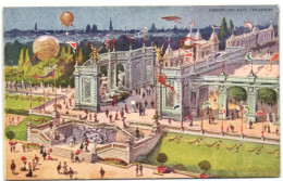 Exposition De Bruxelles 1910 - Jardins Des Pays Etrangers - Wereldtentoonstellingen