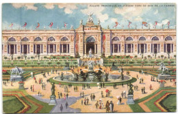 Exposition De Bruxelles 1910 - Façade Principale Et Jadin Vers Le Bois De La Cambre - Wereldtentoonstellingen