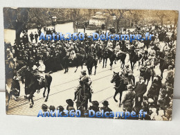 CPA Carte-photo WW1 Guerre 14-18 COLMAR (68) Défilé Général Messimy Accueilli Par Les Alsaciens Le 18 Novembre 1918 - Colmar