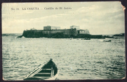 España - Circa 1920 - Postcard - La Coruña - St. Anton Castle - La Coruña