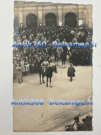CPA Carte-photo WW1 Guerre 14-18 COLMAR (68) Défilé Général Messimy Et Son Etat Major Le 18 Novembre 1918 - Colmar