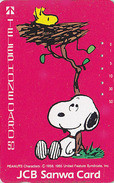 Télécarte JAPON / 110-62564 - CHIEN SNOOPY - BD COMICS Banque Sanwa Bank - DOG JAPAN Free Phonecard - HUND -  19856 - Comics