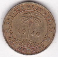 British West Africa 1 Shilling 1940 George VI, En Laiton De Nickel, KM# 23 - Other - Africa