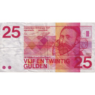 Billet, Pays-Bas, 25 Gulden, 1971, KM:92a, TTB+ - 25 Florín Holandés (gulden)