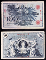 GERMANIA 100 MARCHI 1908  PIK 33A BB - 100 Mark