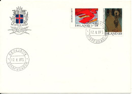 Iceland FDC 12-5-1972 EUROPA CEPT Complete Set Of 2 - 1975