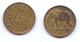 Belgian Congo 1 Franc 1949 - 1945-1951: Reggenza