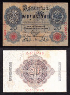 GERMANIA 20 MARCHI 1914  PIK 46B MB-BB - 20 Mark