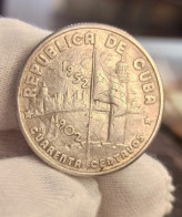 Cuba 40 Centavos 1952 Km 25 Plata - Cuba