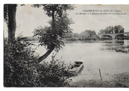 Champigny-sur-Yonne - La Rivière Et L'amorce Du Pont Sur La Rive Droite - Champigny