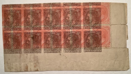 Spain/España1879 40c Brown/1 Peseta Rose Rare 10x Perforated Colour Proof Signed Calves(pruebas Espagne Essai De Couleur - Ongebruikt